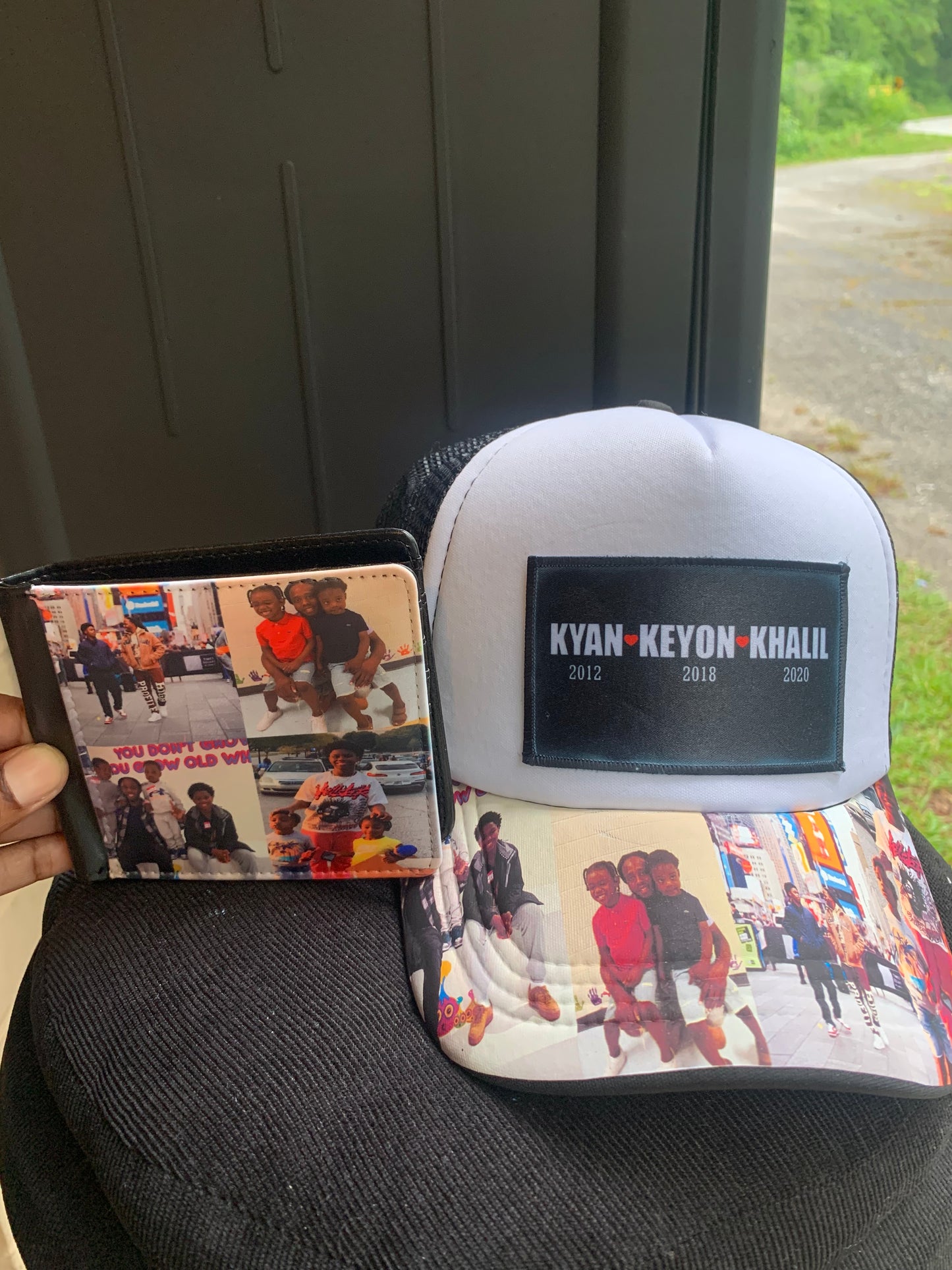Custom Trucker Hat and Wallet