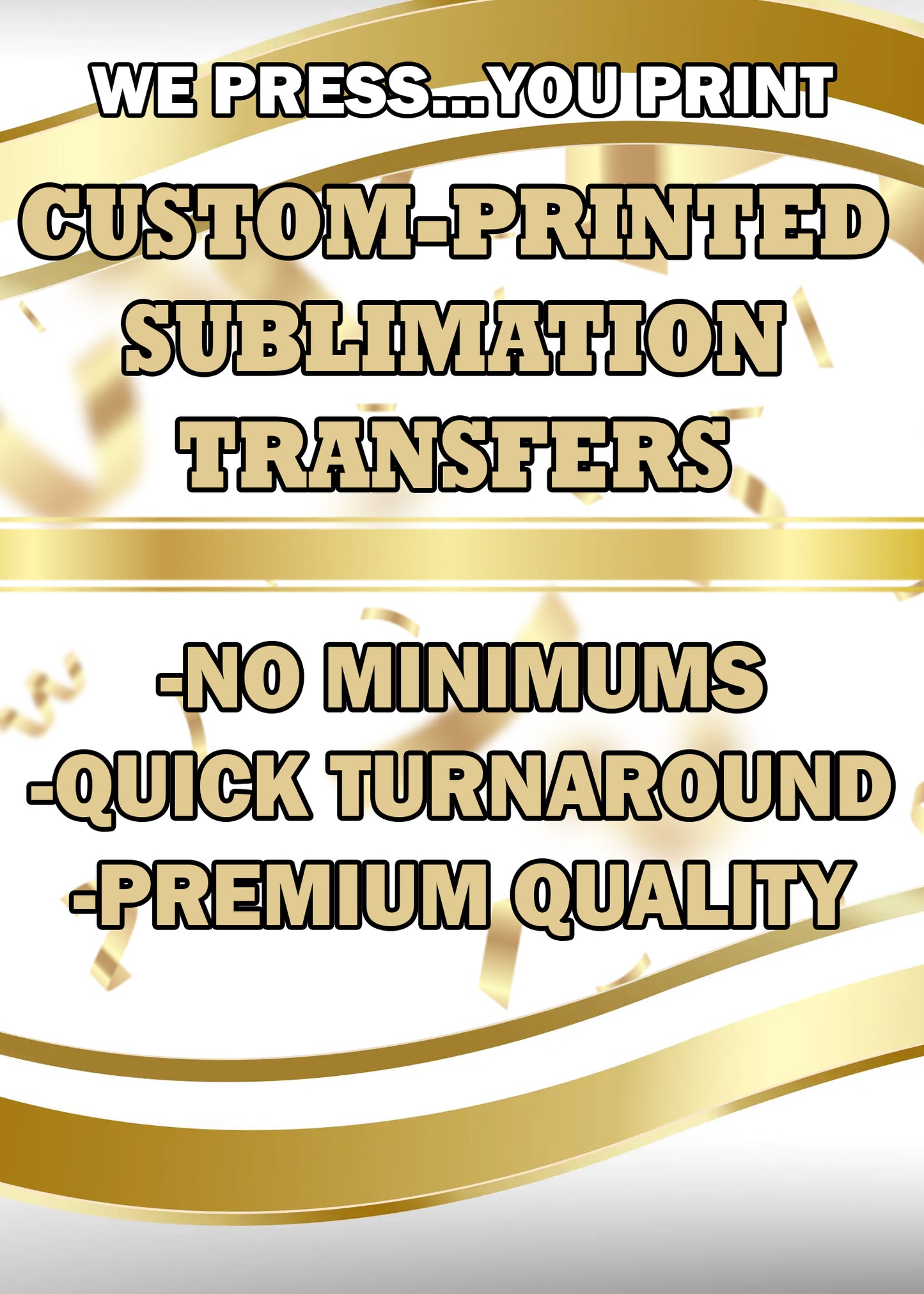 Sublimation 3D Prints