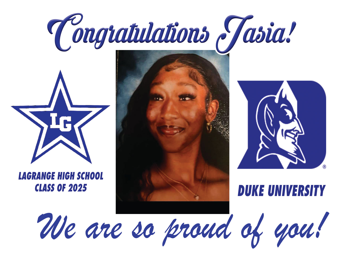 Graduation Yard Sign