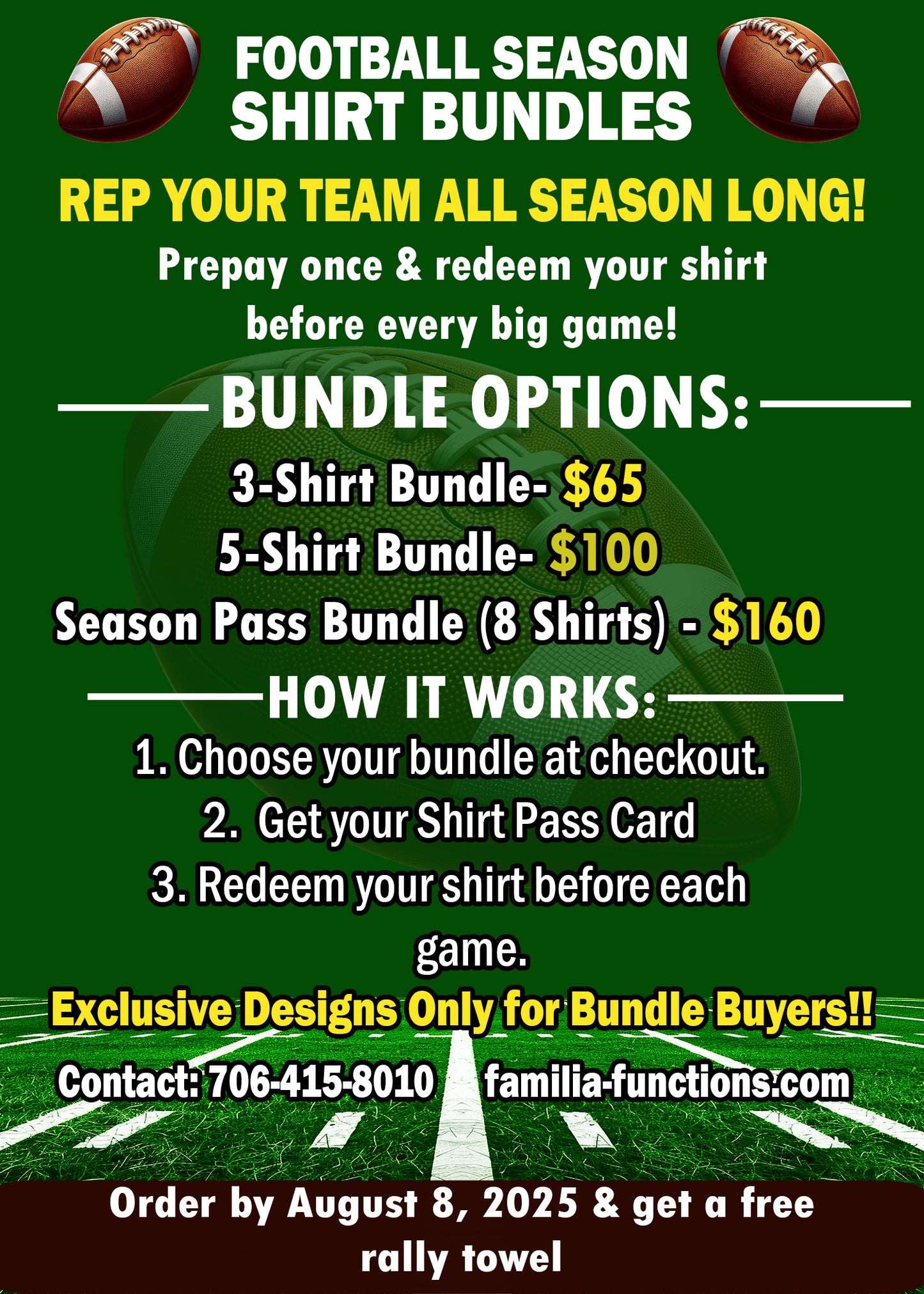 Football Season Shirt Bundle